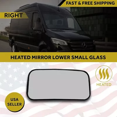 Mercedes Sprinter Lower Mirror Heated Glass Bilndspot Right Side 2019 2021 • $18.91