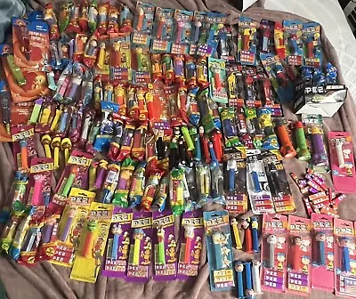 1990s PEZ Huge Lot Pez Dispensers 100+ Piece Disney Star Wars Marvel Vintage 70s • $64