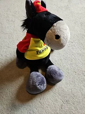 Ferrari Official Black Horse Pony Soft Toy Plush Cuddly Teddy Toy • £8