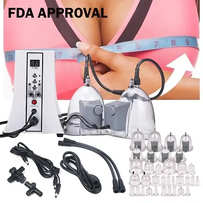 BBL Vacuum Therapy Breast Enlargement Butt Lift Body Shaping Massage Slim Machin • $86.99