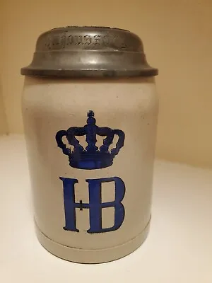 Vintage Brewery Merkelbach And Wick Hofbrauhaus German Beer Stein .35L C1900 • $65