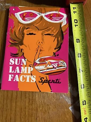 Vintage Sperti Sun Lamp Facts Instruction Booklet B160 • $8.02