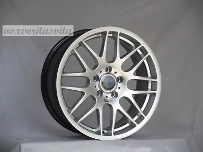 Brand New Set Of 4 Wheels 18  Csl Style Hyper Silver Fits Bmw 3 4 5 Series • $699.88