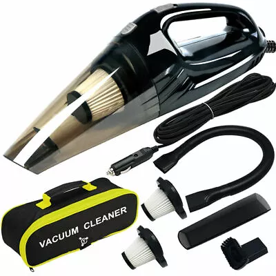 $24.99 • Buy Car Vacuum Cleaner, High Power DC12-Volt Wet & Dry Powerful Suction Handheld
