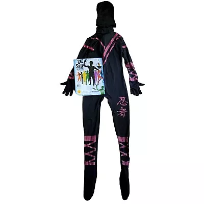 Ninja 2nd Skin Child Full Body Stretch Jumpsuit Halloween Costume Morphsuit Boy • $14.99