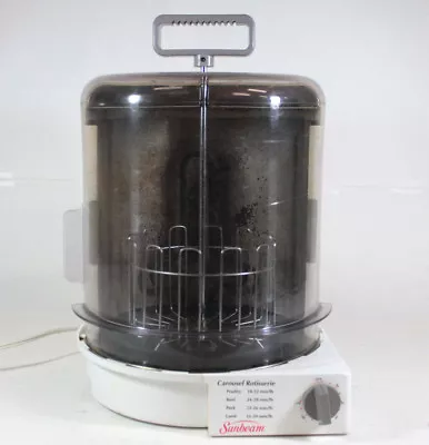 Sunbeam Vertical Upright Carousel Rotisserie Oven Broiler Model ER-100 • $50