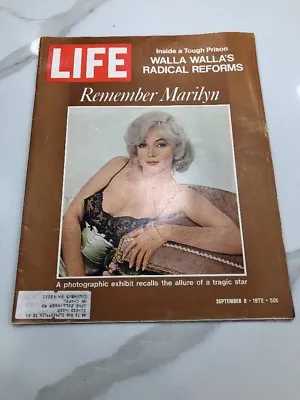 Remember Marilyn (Monroe) Cover-Life Magazine-Sept. 8 1972-article Photographs • $8.99