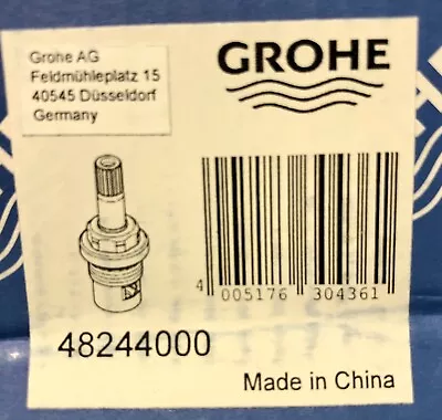 GROHE Universal Ceramic Disc And Left Cartridge 48244000 New In Box • $34.95