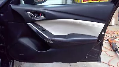 14 15 Mazda 6 Front Door Inner Trim Panel RH Passenger Side Black Tan Leather • $151.99