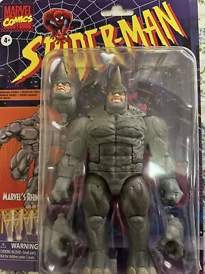 Marvel Legends Retro Spiderman Rhino Figure • $52