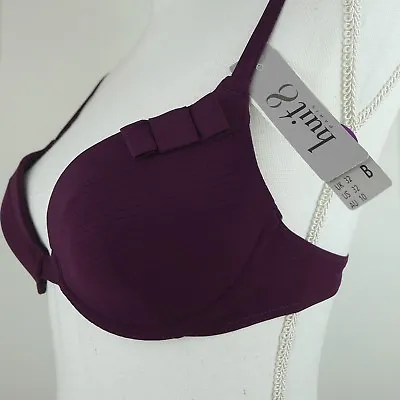 Huit 8 Sweet Capi Preshaped Air Bikini Top Prune Size 34 A  NWT • $32