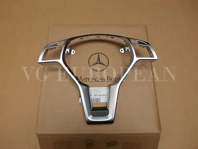 Mercedes Benz Genuine W204 C-Class Silver Steering Wheel Trim Cover • $69.99