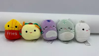 Lot Of 5 Mini Squishmallow Plush Stuffed Animals 2022 Only 2  Tall Super Cute • $11