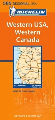 £8.49 • Buy Western USA, Western Canada (Michelin Regional Maps) Sheet Map, Folded Book The