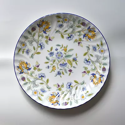 Minton Hadden Hall Blue Pasta Serving Bowl Fife Factory 2nd Read • $19