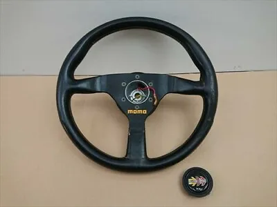 MOMO Steering Handle Approx 34 Pie 70066 05-95 Corse Horn Button Set With Boss • $223.36