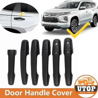 Door Handle Cover Protector Trim For Mitsubishi Pajero Sport 2015-2023 QE QF • $59.98