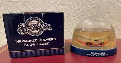 Milwaukee Brewers Milwaukee County Stadium Snow Globe - Vintage SGA 2000 • $12