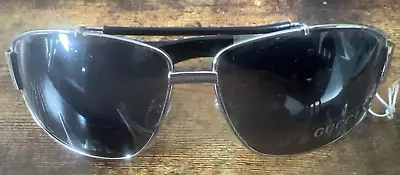 $69.99 • Buy GUCCI BLACK/BLACK UNISEX Sunglasses MODEL GG1856 SIZE 64 16 125 MADE IN ITALY