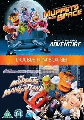 Double: Muppets Take Manhattan / Muppets From Space DVD (2011) Kermit Like New • £2.69