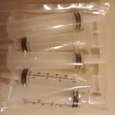 Syringe-lot-5 Large Thumb Ring Irrigation Syringes 60cc-2oz. • $5.49