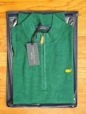 Masters Collection 2024 1/4 Zip  Merino Wool Pullover Vest Medium • $175