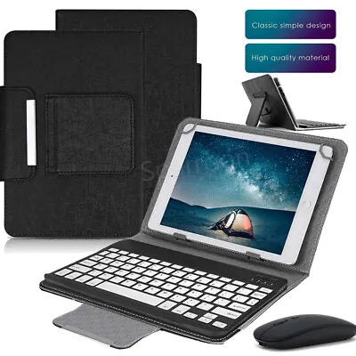 New For Samsung Galaxy Tab A7/A8/A9/S6/S7/S8/S9 Tablet Keyboard Mouse Case Cover • $39.99