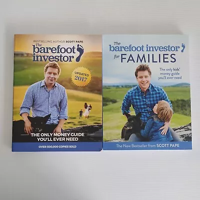 The Barefoot Investor & For Families Paperback Book By Scott Pape Money Finances • $23.95