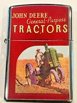 Zippo Lighter John Deere 2004 General Purpose Tractors Leaping Deer • $152.44