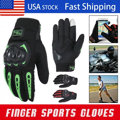 Racing Motorcycle Gloves Motorbike Riding Tactical Anti-Slip Airsoft Gloves US • $4.70