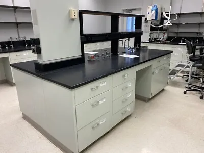 Gray Lab Casework Benches By Linear Foot Island & Perimeter • $159.50