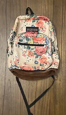 Jansport Right Pack Expressions Backpack Scattered Floral Bloom Originals Suede • £19.23