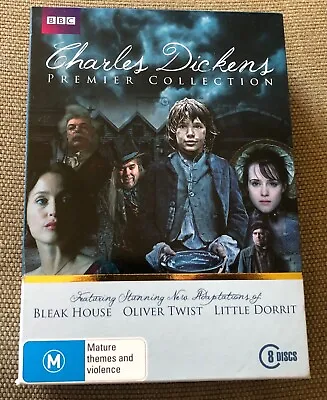 $14.99 • Buy Charles Dickens Premier Collection (DVD, 2011, 8-Disc Set) REGION 4, PAL