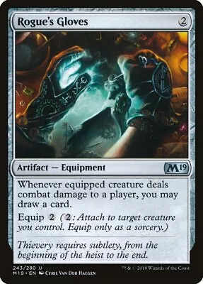 Rogue's Gloves [Core Set 2019] Magic MTG • $1.45