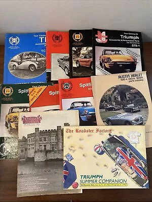 Victoria British English Car Catalogues Austin Healey Triumph Spitfire GT Lot 10 • $24