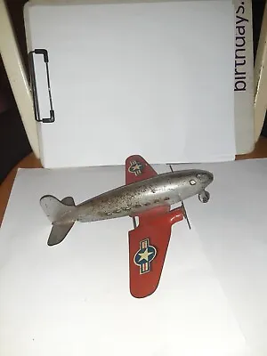 Vintage Antique 1930's Marx Tin Military Aircraft  • $149.99