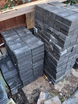 £120 • Buy 468 New 50mm Block Pavers LOT Grey/charcole /blue. COLLECTION ONLY