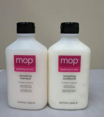 $29.99 • Buy MOP Pomegranate Smoothing Shampoo & Conditioner Medium- Coarse8.45 Oz Duo