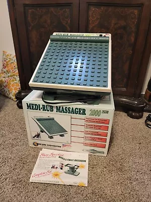 Medi Rub 2000 Plus Foot Massager MR-3F 2-Speed Tested Works Great  • $89.99