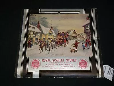 1939 Royal Scarlet Stores Calendar - Hackettstown New Jersey - Recipes - J 6553 • $45