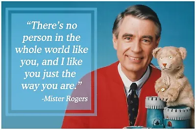 Mr Rogers Neighborhood Quote Daniel Tiger Poster Decor Teaching Kindness P016 • $10.49