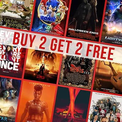 £10.99 • Buy 2022 Movies So Far Modern Cinema Movie Posters REQUEST ANY MOVIE UP TO A2 SIZE
