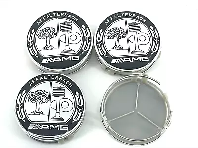 4PCS 75mm Wheel Center Caps Hub Caps Cover Logo Huncaps For Mercedes-Benz AMG • $15.99