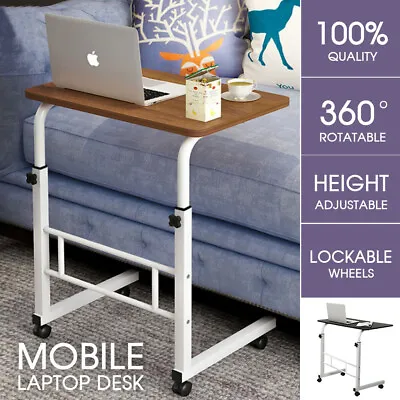 $38.99 • Buy High Quality Mobile Laptop Desk Stand Adjustable Bed Bedside Portable Office