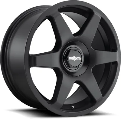Alloy Wheels 18  Rotiform SIX Black Matt For VW Passat [B5F] 01-05 • $1552.54