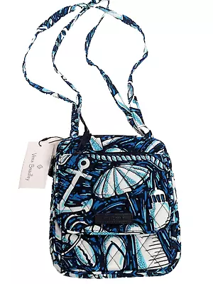 New Vera Bradley RFID Mini Hipster Shore Enough Crossbody Shoulder Bag • $24.97
