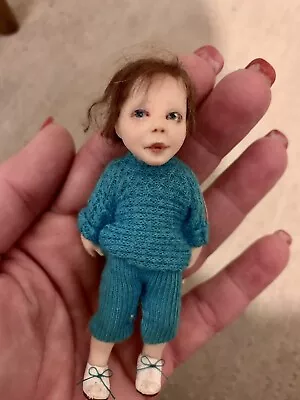 Adorable Tiny Artist Doll  • $60