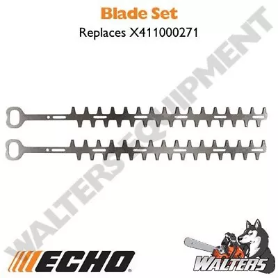Set Of Hedge Trimmer Blades 395-411 For Echo X411000271 • $32.95
