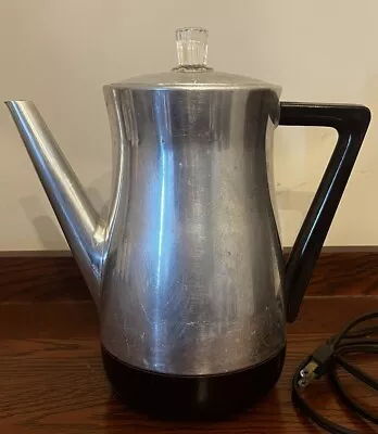 Vintage West Bend Flavo-Matic Model 6-8 Cup Percolator Coffee Maker Tested • $20