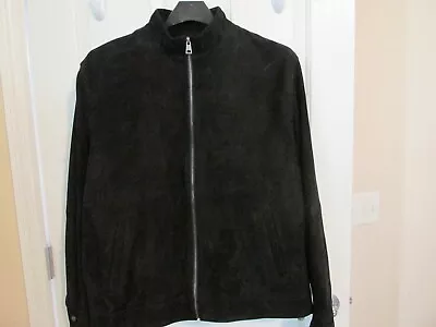 ROUNDTREE & YORKE Black Suede Jacket Sz XL NWT $495.00  • $180